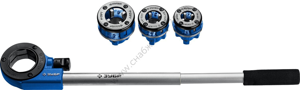 ЗУБР Набор клуппов №3 с трещоткой, Профессионал (28270-H3)