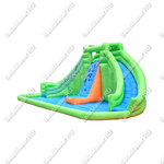 Батут для дачи "В гостях у крокодильчика" 6,9*4*2,8 м