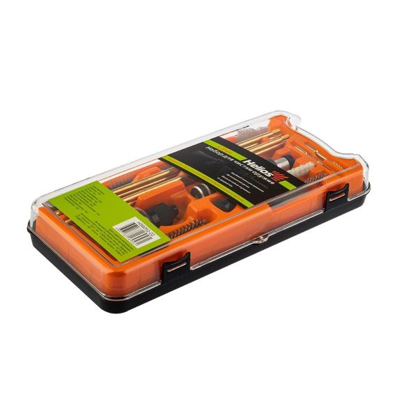 Набор для чистки Helios кал. 5,6мм 12 предм., плас. кор. HS6052-22