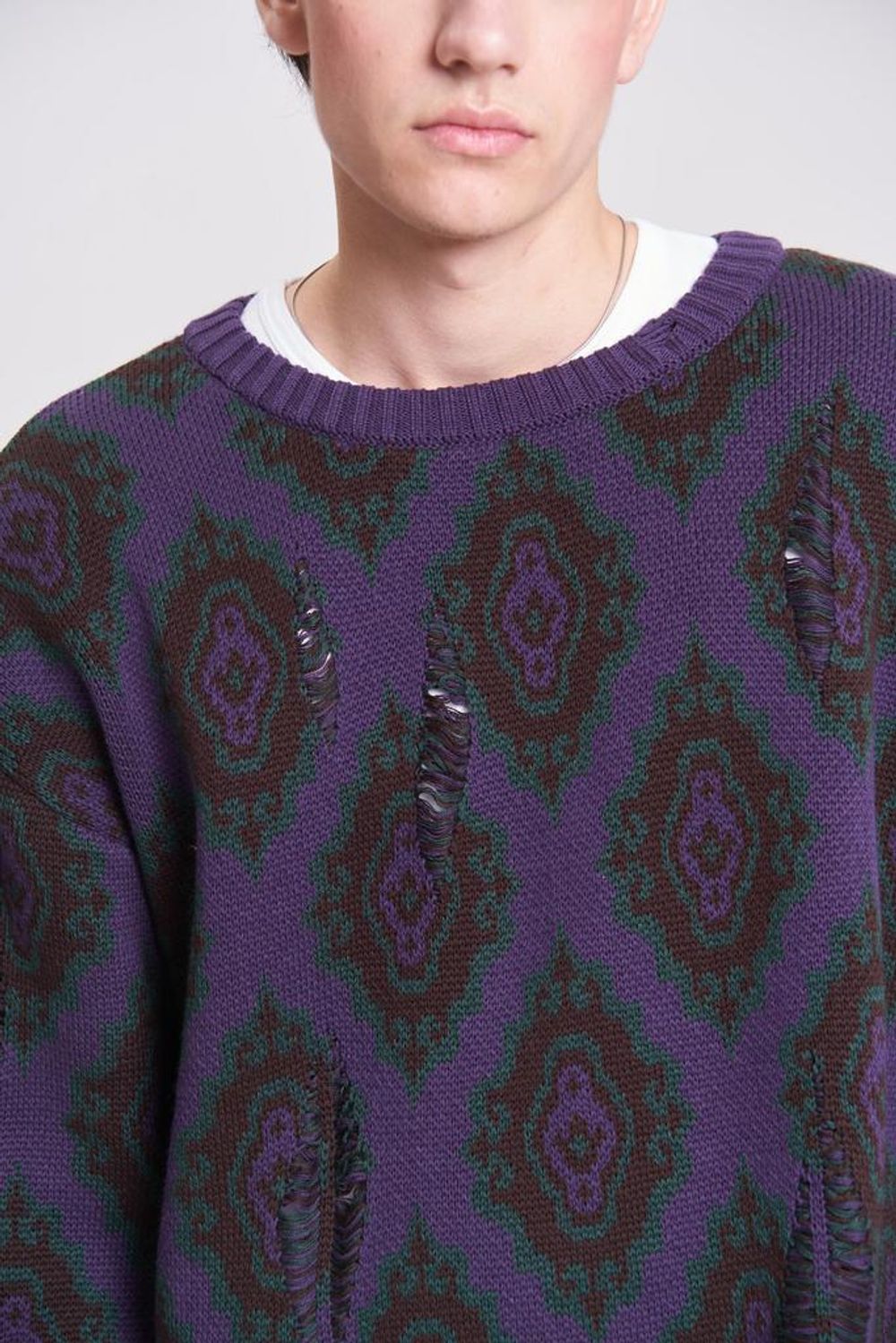 Свитер Idel История фиолетовый