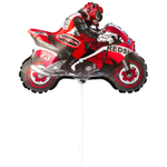 Шар Фольгированный Мотоциклист красный (Красный)