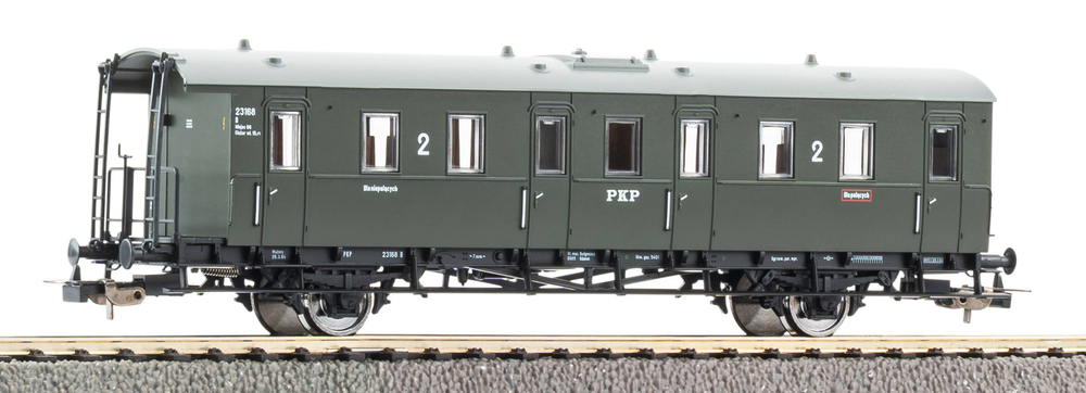 Купейный вагон 2-го класса PKP, эпоха III (другой бортовой номер)