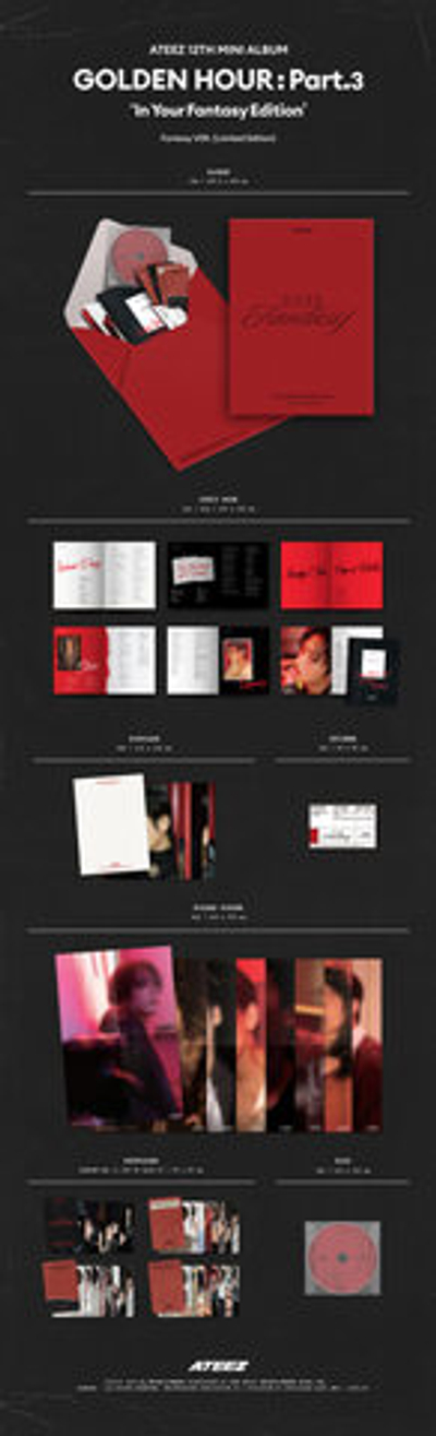 Альбом ATEEZ - GOLDEN HOUR : Part.3 'In Your Fantasy Edition' (Limited)
