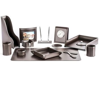 Настольный набор из кожи Cuoietto серии Business из 14 предметов (NBCCh14.3)