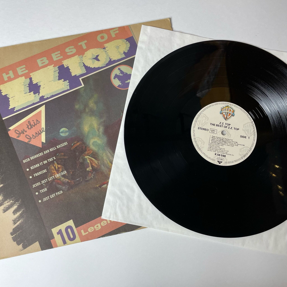 Винтажная виниловая пластинка LP The Best Of ZZ Top (Germany 1983)