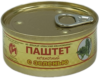 паштет с зеленью 100гр*12 (ключ) ЙоЛа *4606639031048
