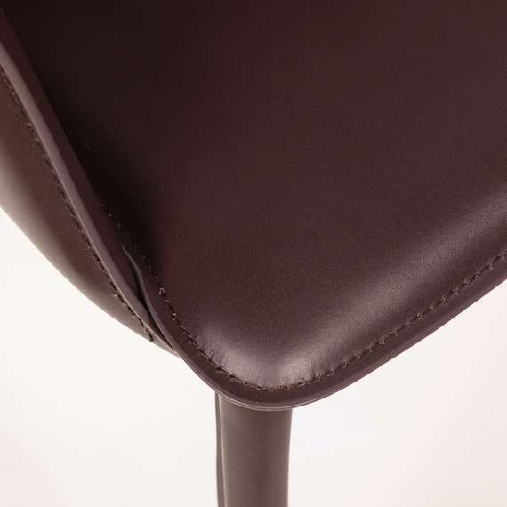 Стул Gio, коричневая кожа