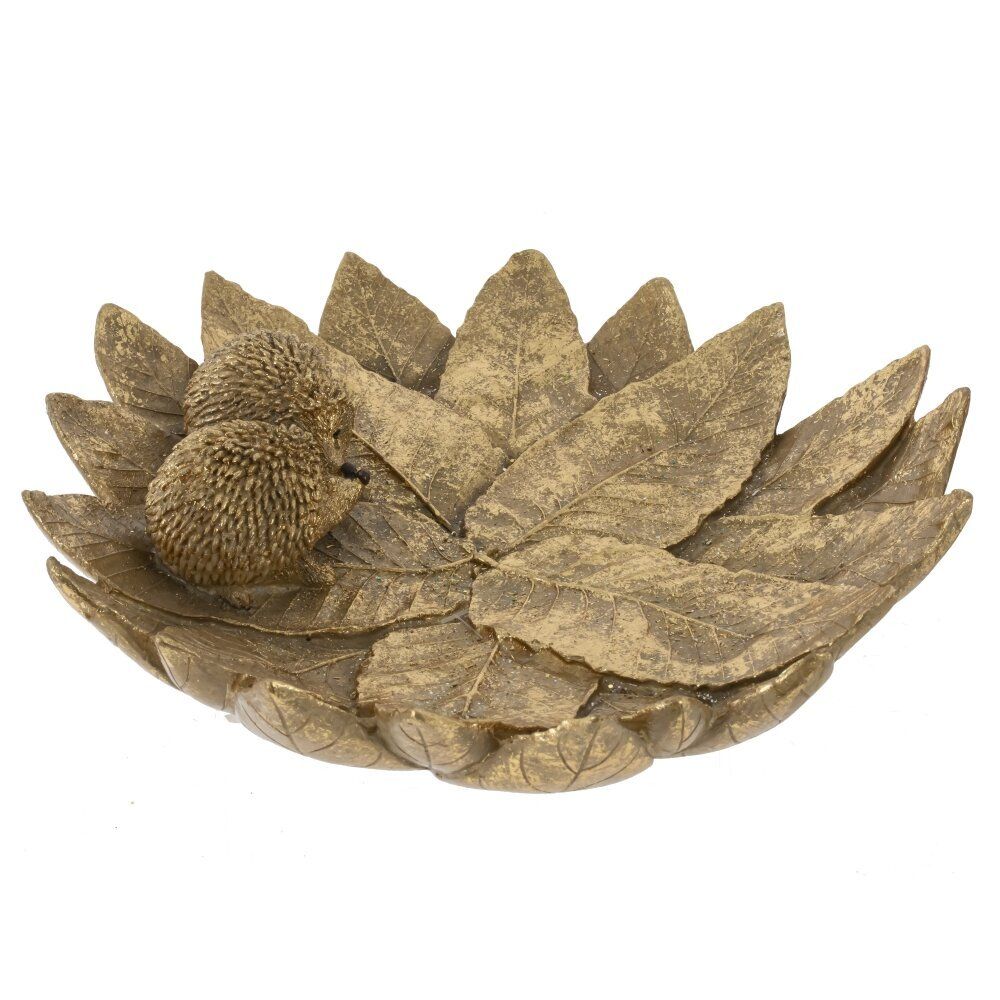 GAEM Блюдо декоративное "Ёжики на листьях", L23,5 W24 H6 см