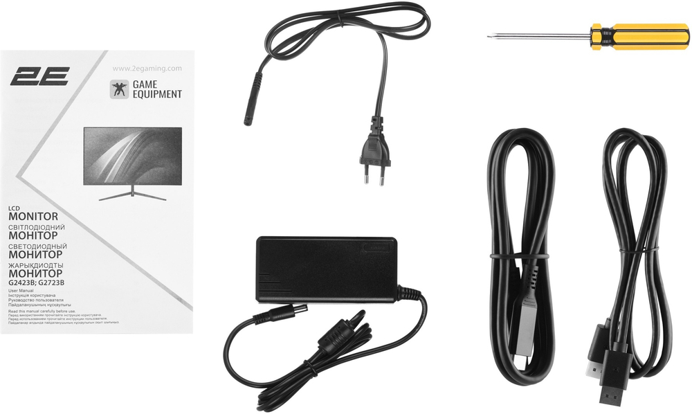 Монитор 2E 2E-G2423B-01.UA черный