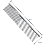 Nunbell Расческа для кошек и собак металлическая