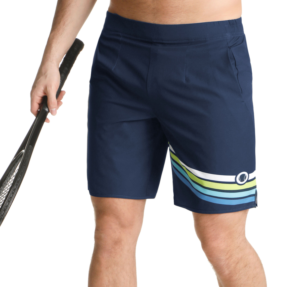 Мужские теннисные шорты Tennis-Point Shorts Special Edition Men - Dark Blue, Multicoloured