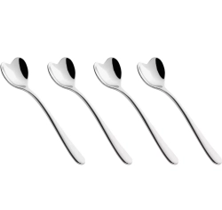 Alessi - Набор из 4 ложек для кофе эспрессо, 10 см. / артикул   AMMI08SET  / GTIN 8003299320073
