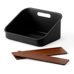 Органайзер bellwood, 29х20 см, черный/орех