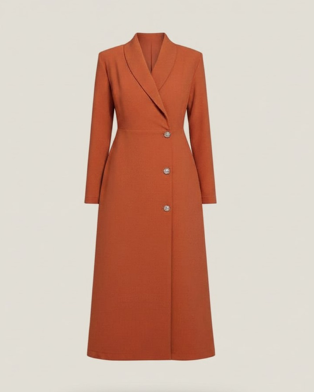 Платье "Элегантная особа" в теракотовом