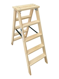 Стремянка деревянная 2х5 wide (рабоч. высота 2,65м)