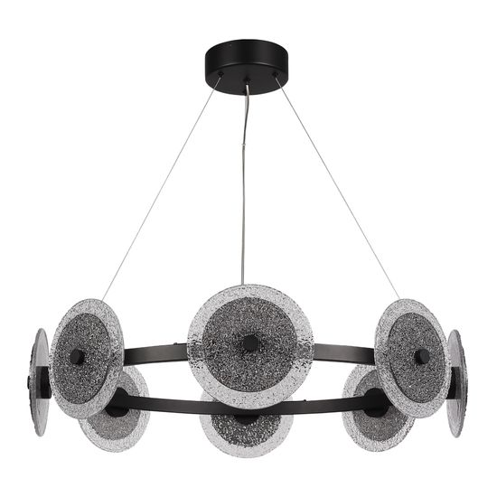 SL6142.443.01 Светильник подвесной ST-Luce черный/дымчатый LED 1*44W 4000K ALUMNO