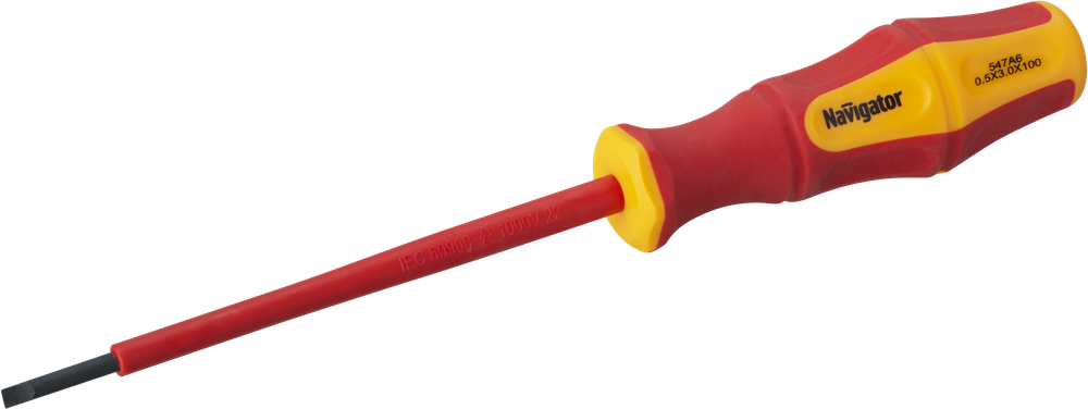 Отвёртка Navigator 93 427 NHT-Otd03-SL3-100 (диэлектрическая)