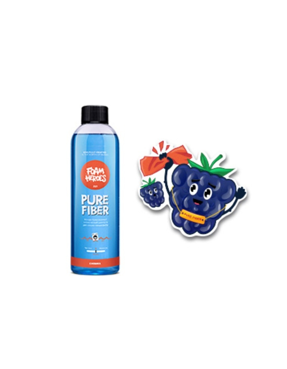 Foam Heroes Pure Fiber низкопенный шампунь для стирки микрофибры, 500мл
