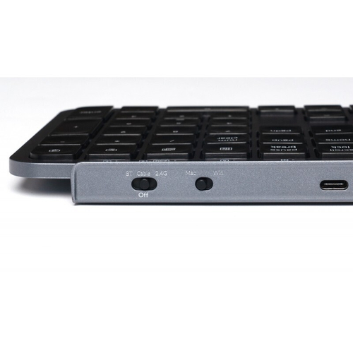 Беспроводная ультратонкая клавиатура Keychron B6 Pro, 109 клавиш, ножничные переключатели, цвет Space grey (B6P-K1)