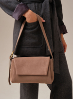 Замшевая сумка Nova DBR 31391 капучино