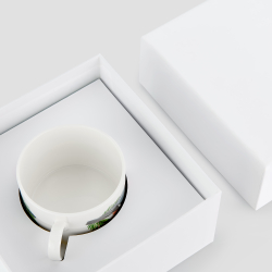 Чайная пара Farforite «Рябиновые бусы» 250 мл в подарочной коробке