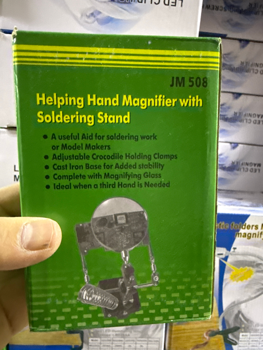 Лупа 3-я рука jm-508