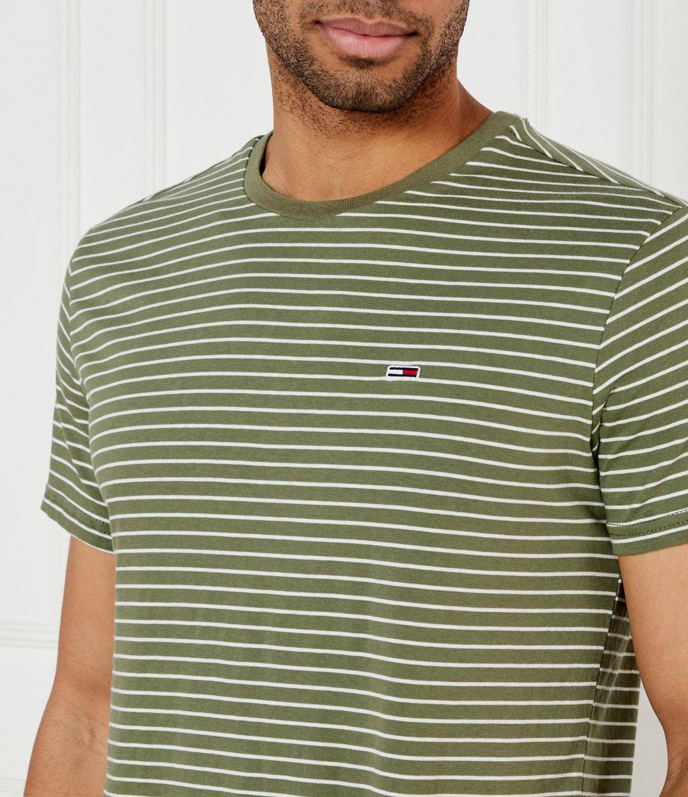 Футболка Tommy Jeans - зеленый(DM0DM20377)