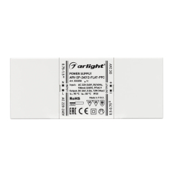 Блок питания ARV-SP-24012-FLAT-PFC (24V, 0.5A, 12W) (Arlight, IP20 Пластик, 5 лет) 033258