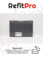 Верхняя панель с клавиатурой (топкейс) для ноутбука Lenovo Legion S7-15IMH5 82BC раскладка - русская, с подсветкой, черный (5CB0Z71955), оригинал