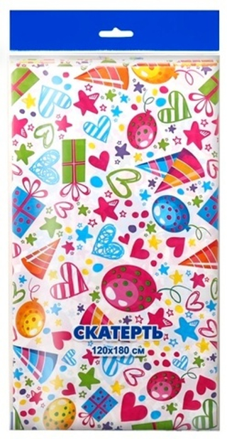 Скатерть п/эт 120*180см "Балаган" /1шт