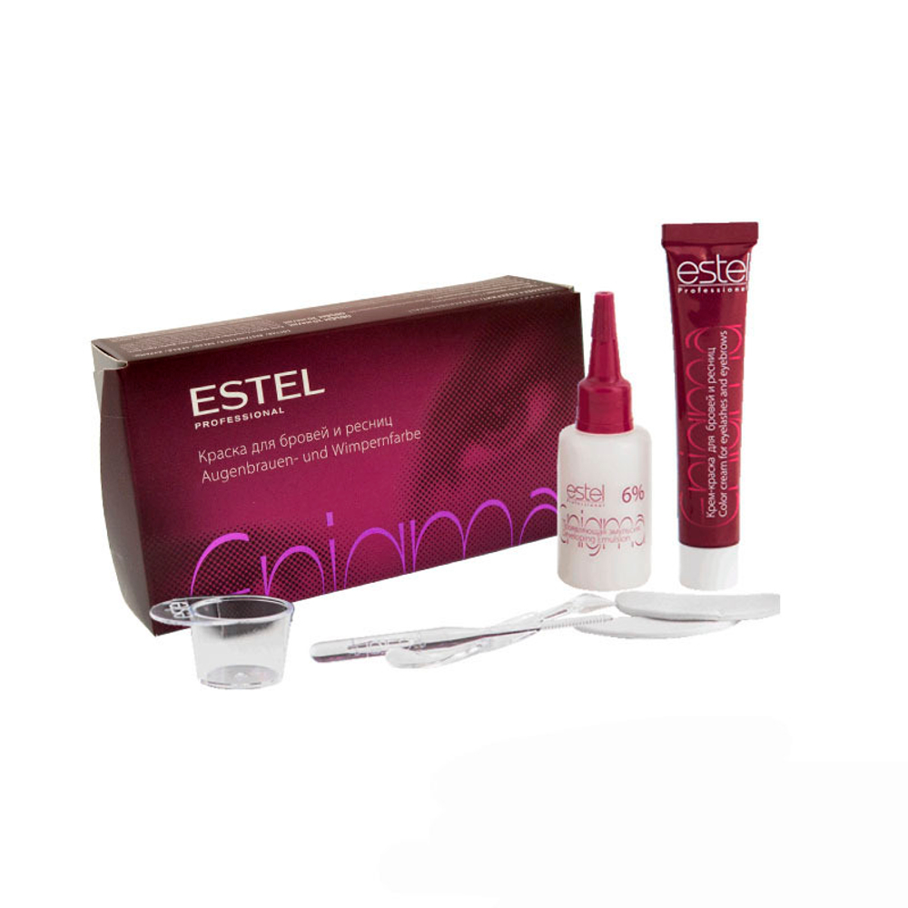 Краска для бровей и ресниц ESTEL Professional ENIGMA тон графит