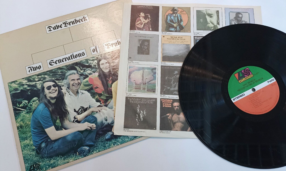 Винтажная виниловая пластинка LP Dave Brubeck Two Generations Of Brubeck (USA 1973)