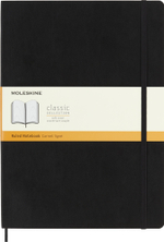 Блокнот Moleskine CLASSIC SOFT QP641 A4 192стр. линейка мягкая обложка черный