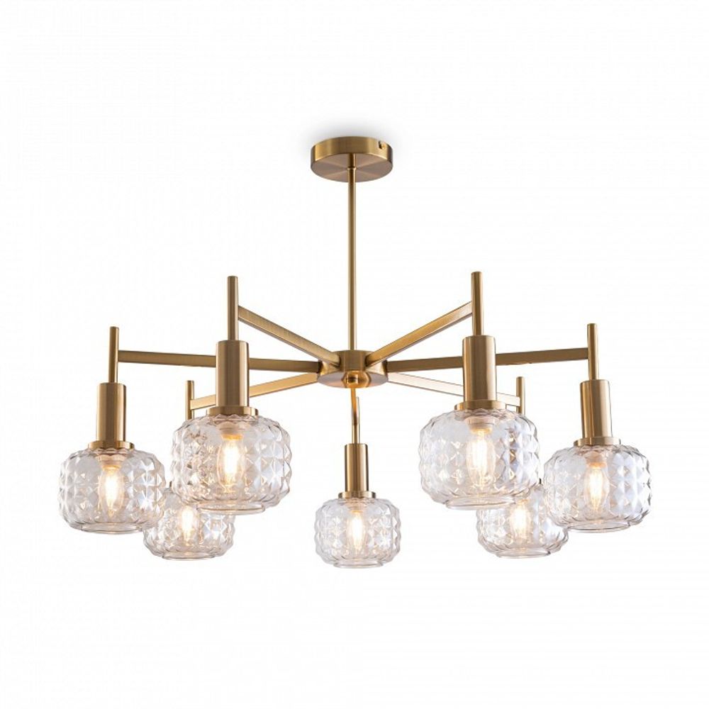 Люстра на штанге Freya Fero FR5366CL-07BS