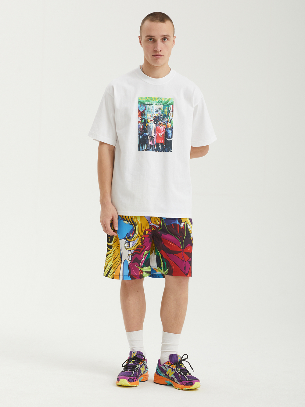 Мужская Футболка Harajuku