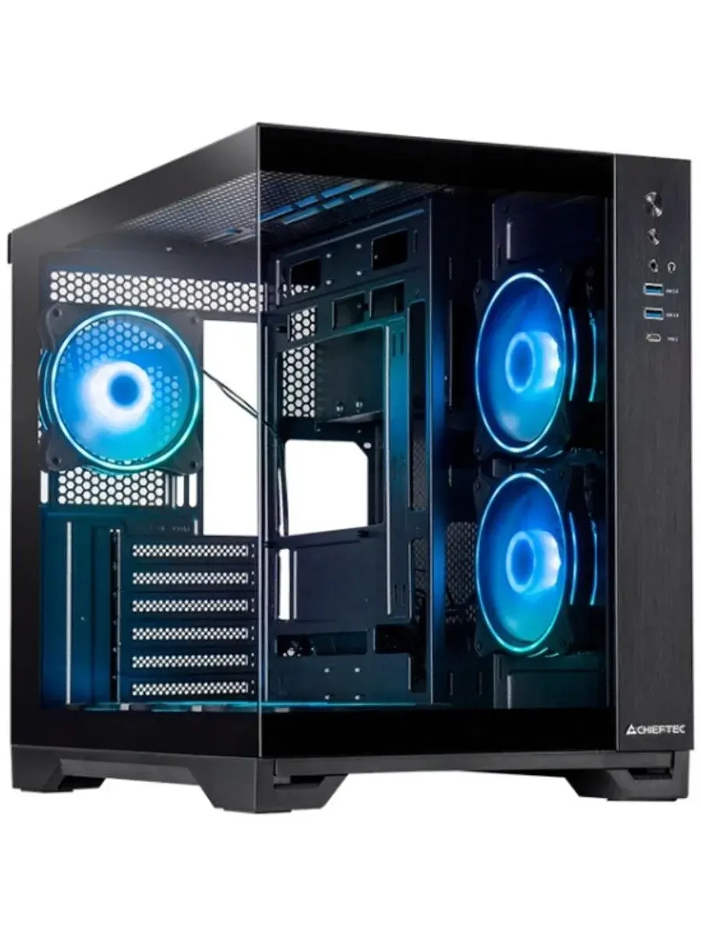 Компьютерный корпус VISIO GM-30B-TG-OP BLACK