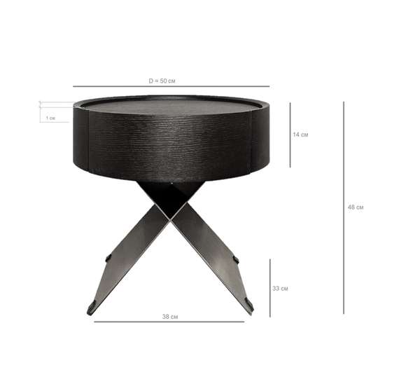 Прикроватная тумбочка Fiero венге