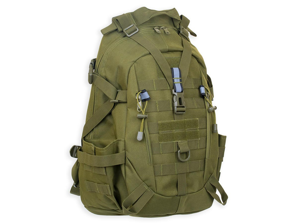 Рюкзак ShotTime городской Basic 25л, полиэстер 900D, MOLLE, олива, ST-BP-702 0-OD