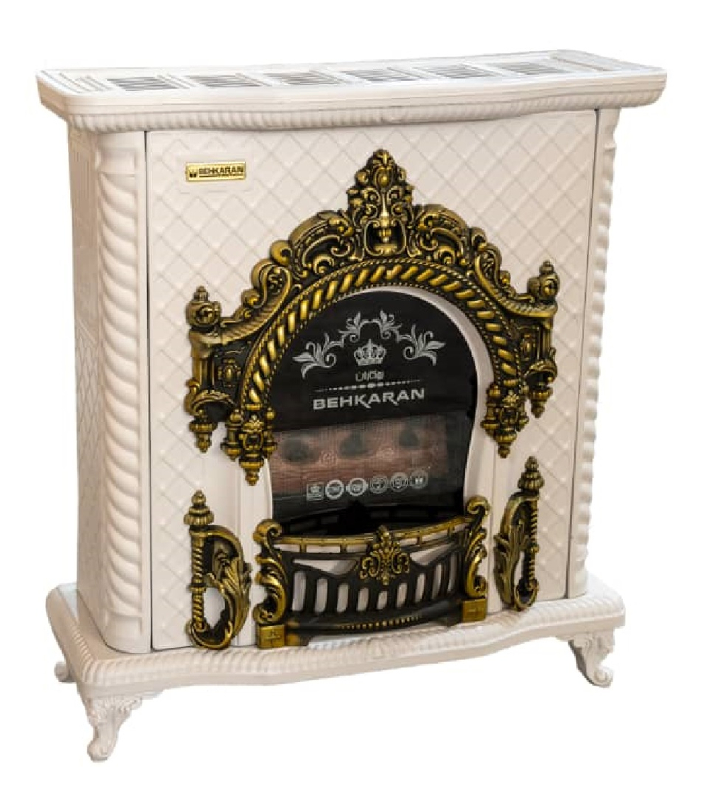 Газовый камин BEHKARAN EM 405 Бежевый глянец (120м2)