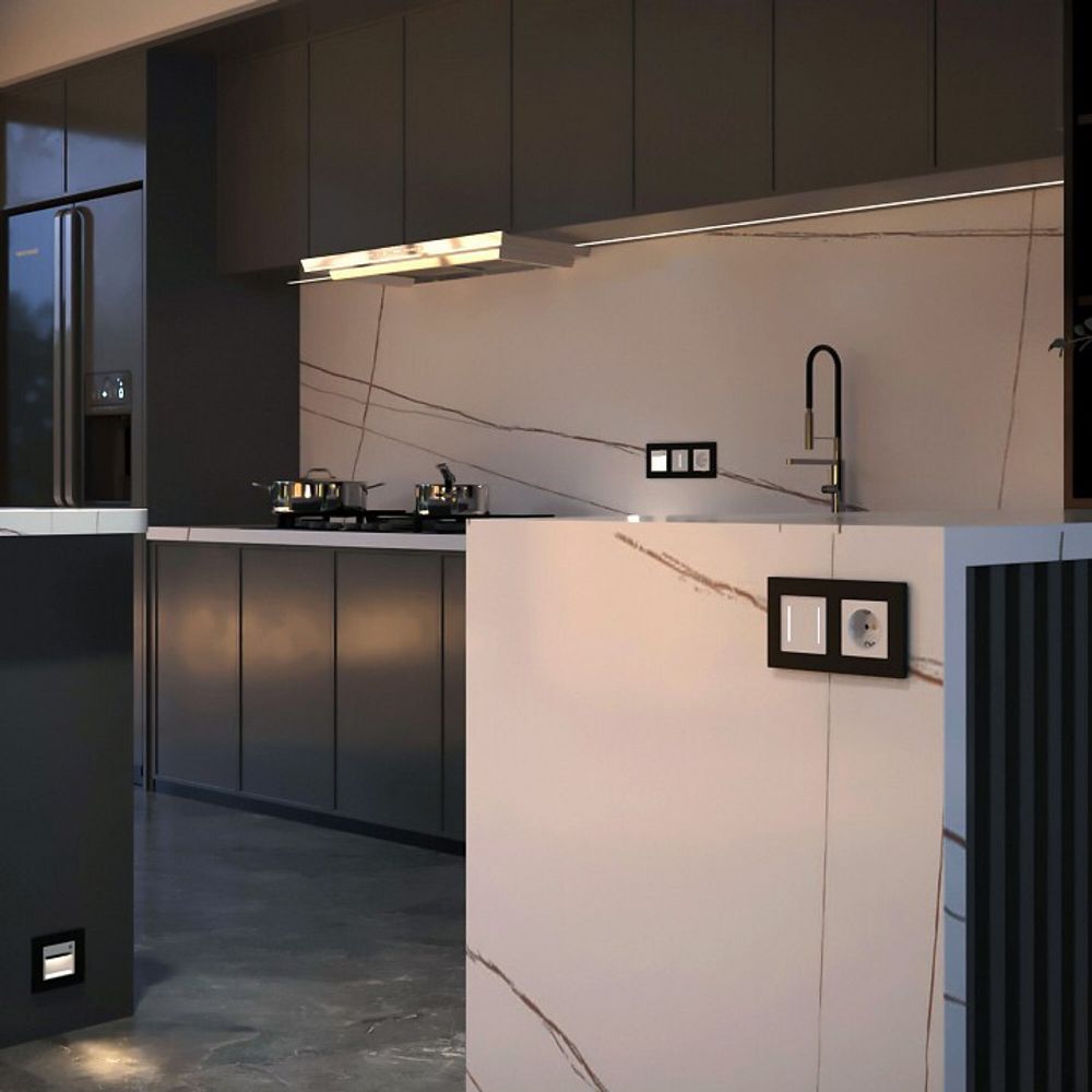 Выключатель сенсорый двухклавишный с подсветкой и функцией Wi-Fi, без рамки Werkel белый W4523001