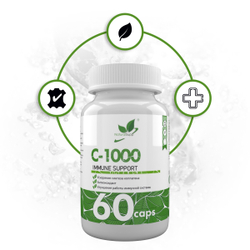 БАД С-1000 / Витамин С 60 капс. (Naturalsupp)
