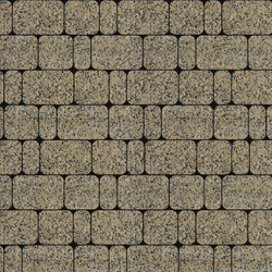 Тротуарная плитка КЛАССИКО - Гранит+ Желтый с черным, комплект из 3 видов плит