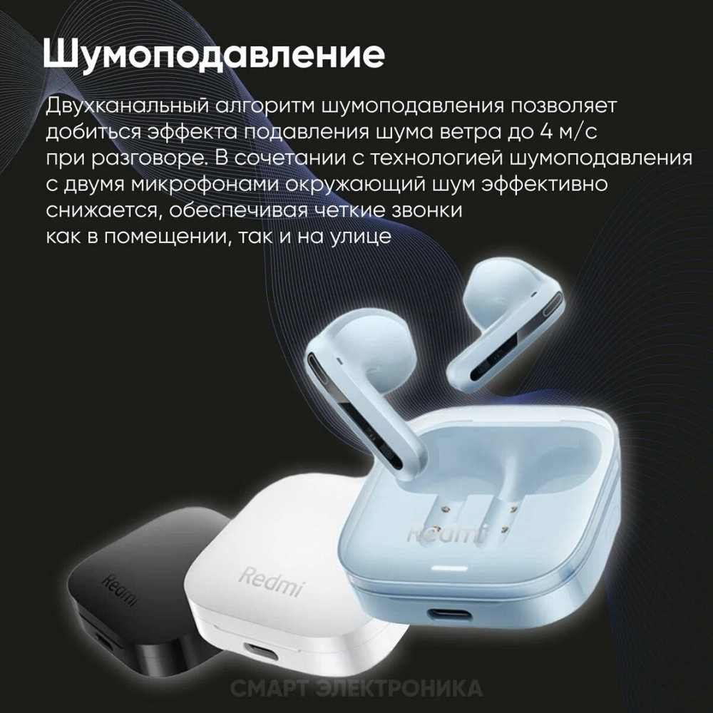 Наушники Xiaomi Redmi Buds 6 Active синий
