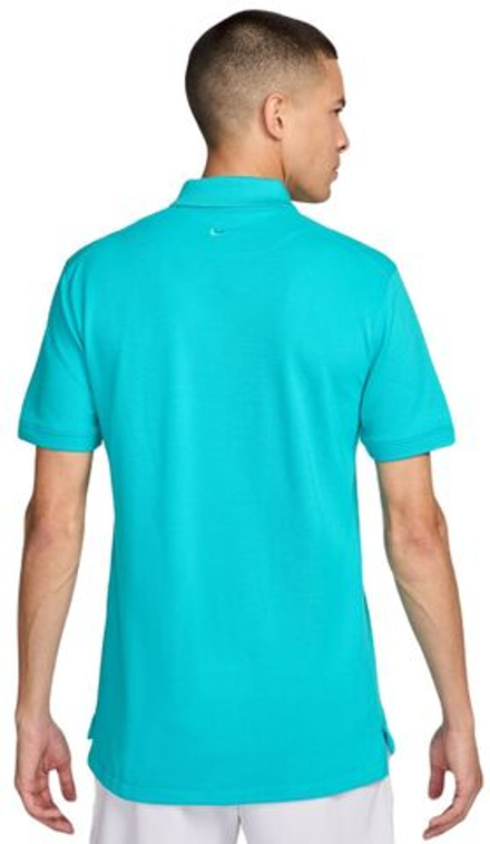 Теннисное поло Nike Rafa Slim Polo - dusty cactus/white