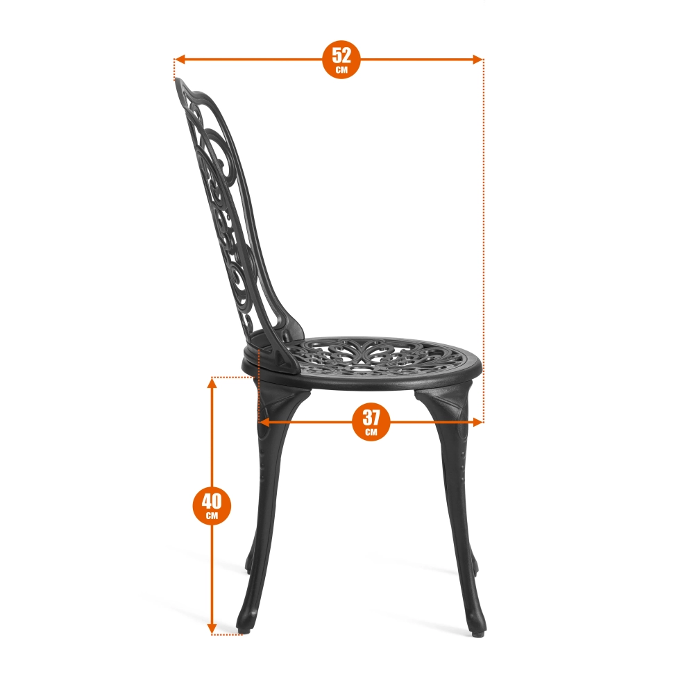 Комплект металлической мебели для кафе Романс 10668
