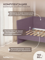 Диван - кровать Simple 160х80 см ткань Микровелюр