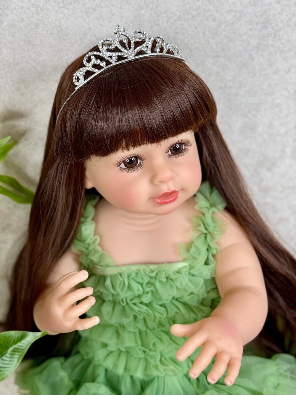 Кукла Реборн виниловая 55см в пакете (FA-567)
