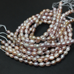 Жемчуг рис фиолетовый 6мм