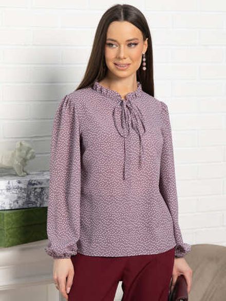 Блуза Анастейша (пыльно-сиреневая) Б15208-18М LT Collection