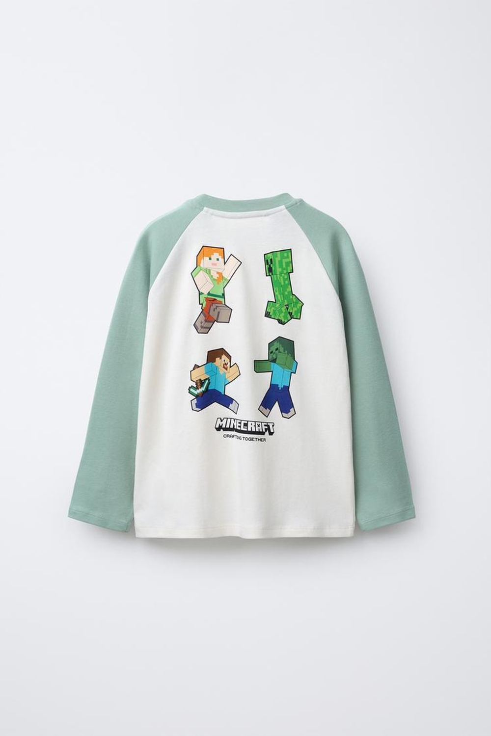 ZARA ПИЖАМА MINECRAFT © MOJANG AB. ™, ЗЕЛЕНЫЙ